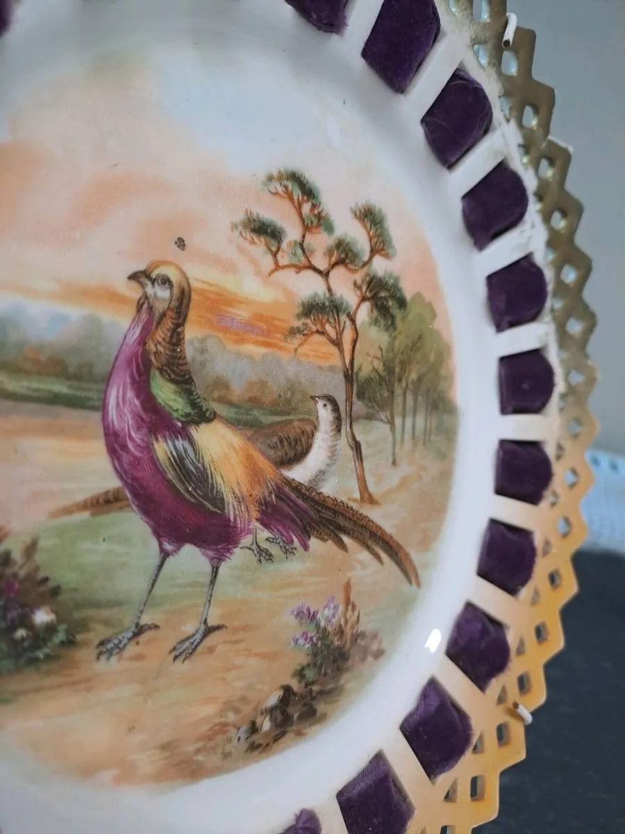 Vintage Decorative Pheasant Wall Plate - Image 2
