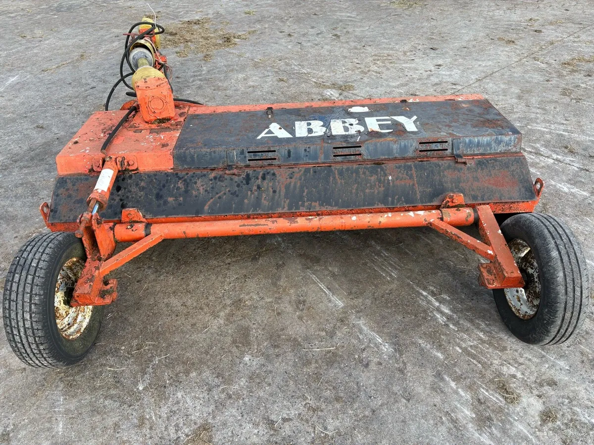 9ft Abbey Trailed topper good working order - Image 2