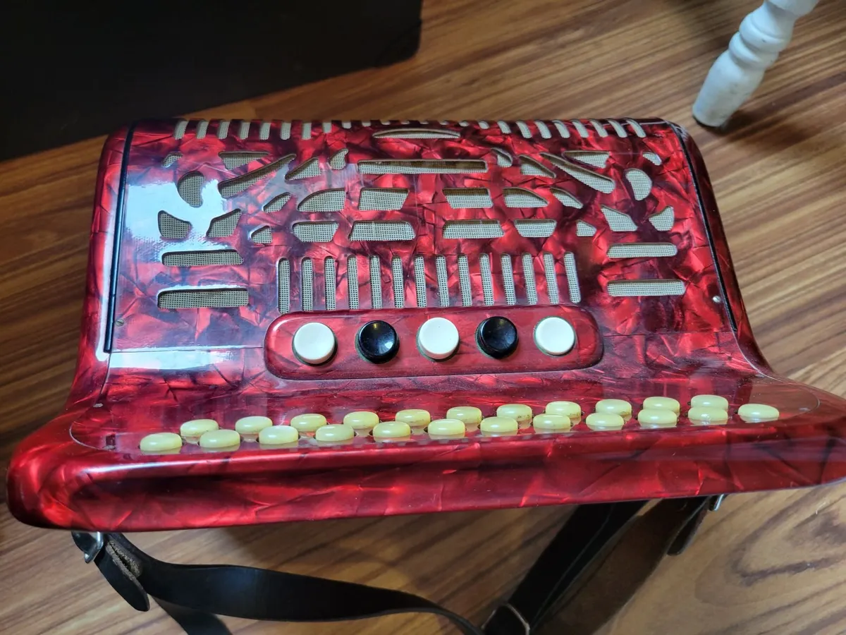 Accordion hohner 2 row  button amatona iv. v - Image 4