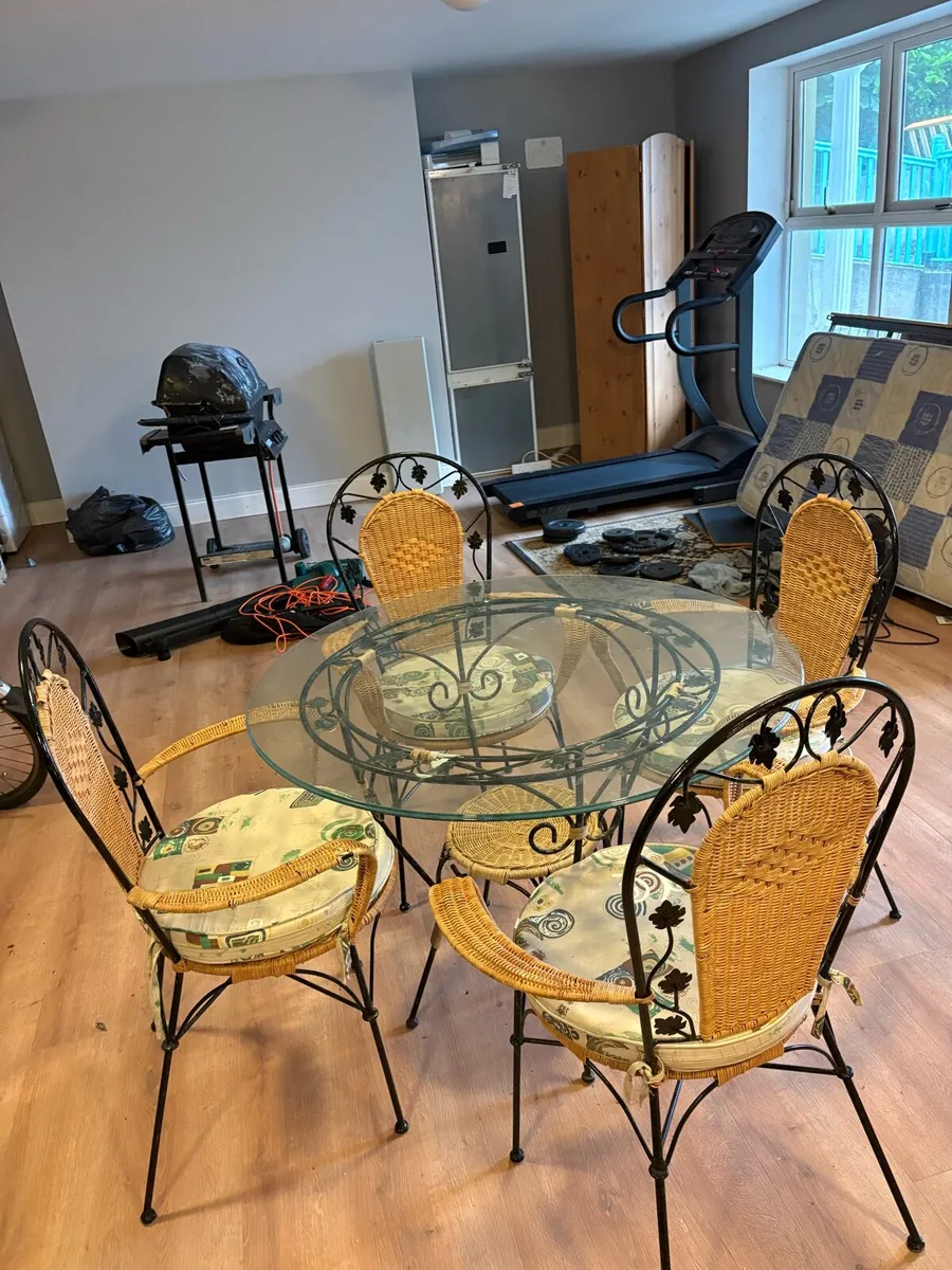 Table and 4 Chairs - Image 1