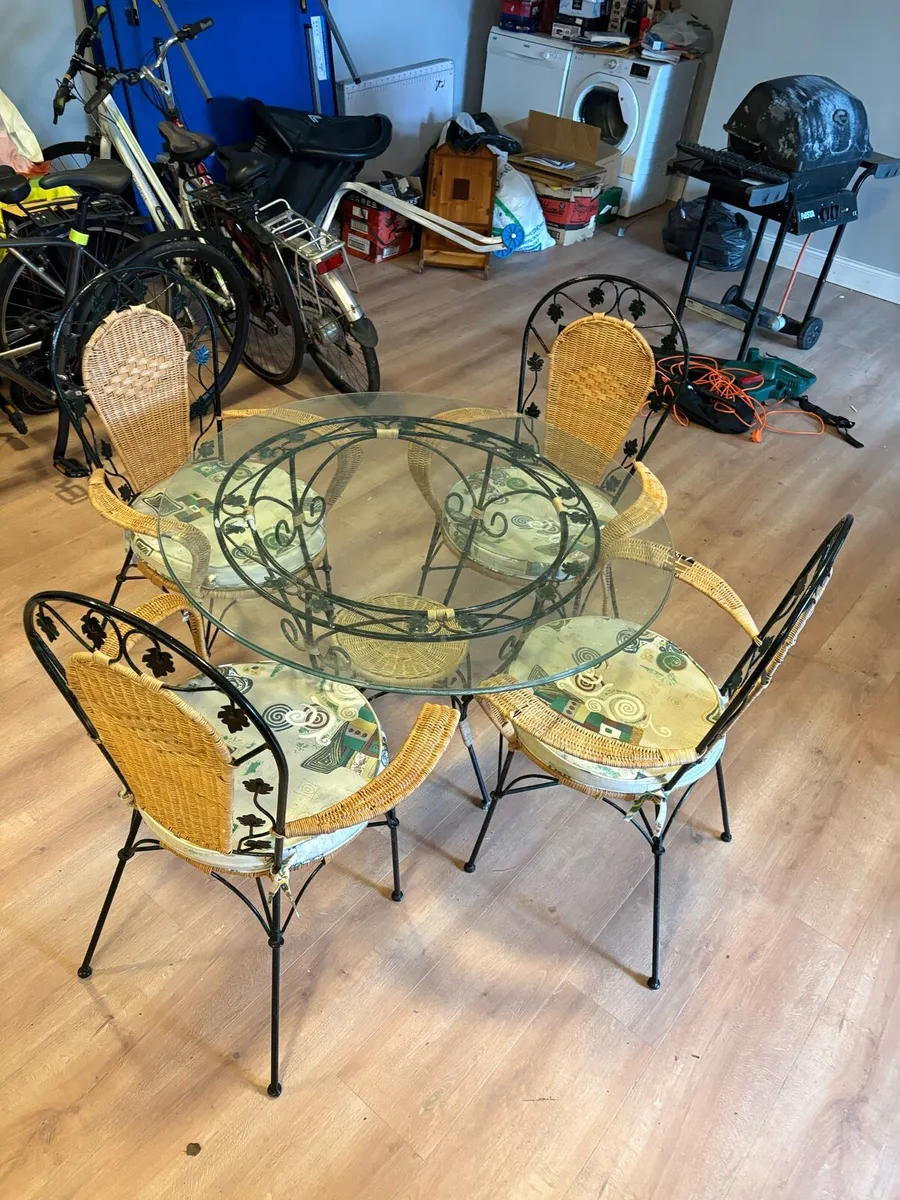 Table and 4 Chairs - Image 2