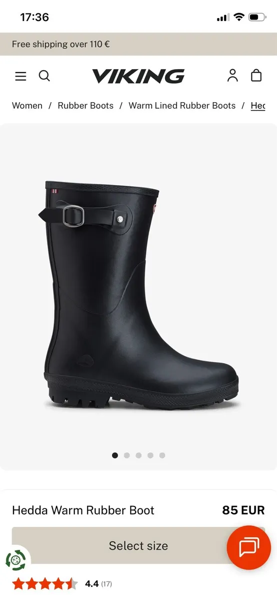 VIKING hedda vinter rubber boots (size 42) - Image 1