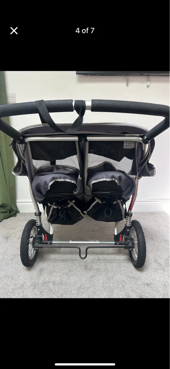 Out & about double buggy - Image 3