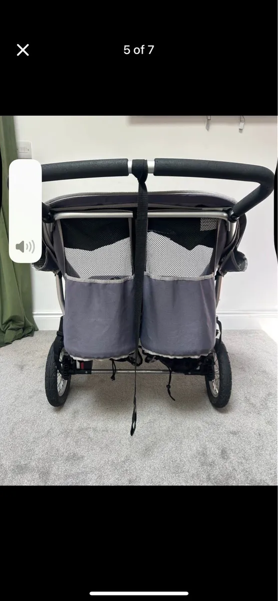 Out & about double buggy - Image 4