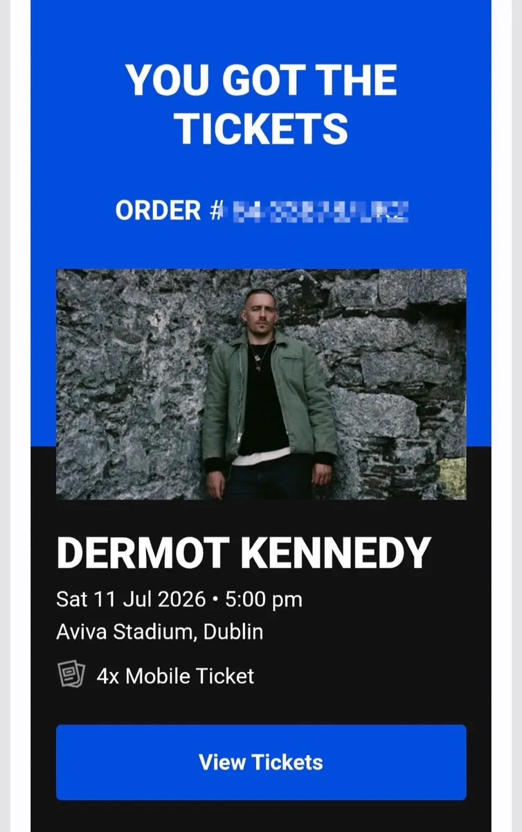 Dermot Kennedy Tickets - Image 1