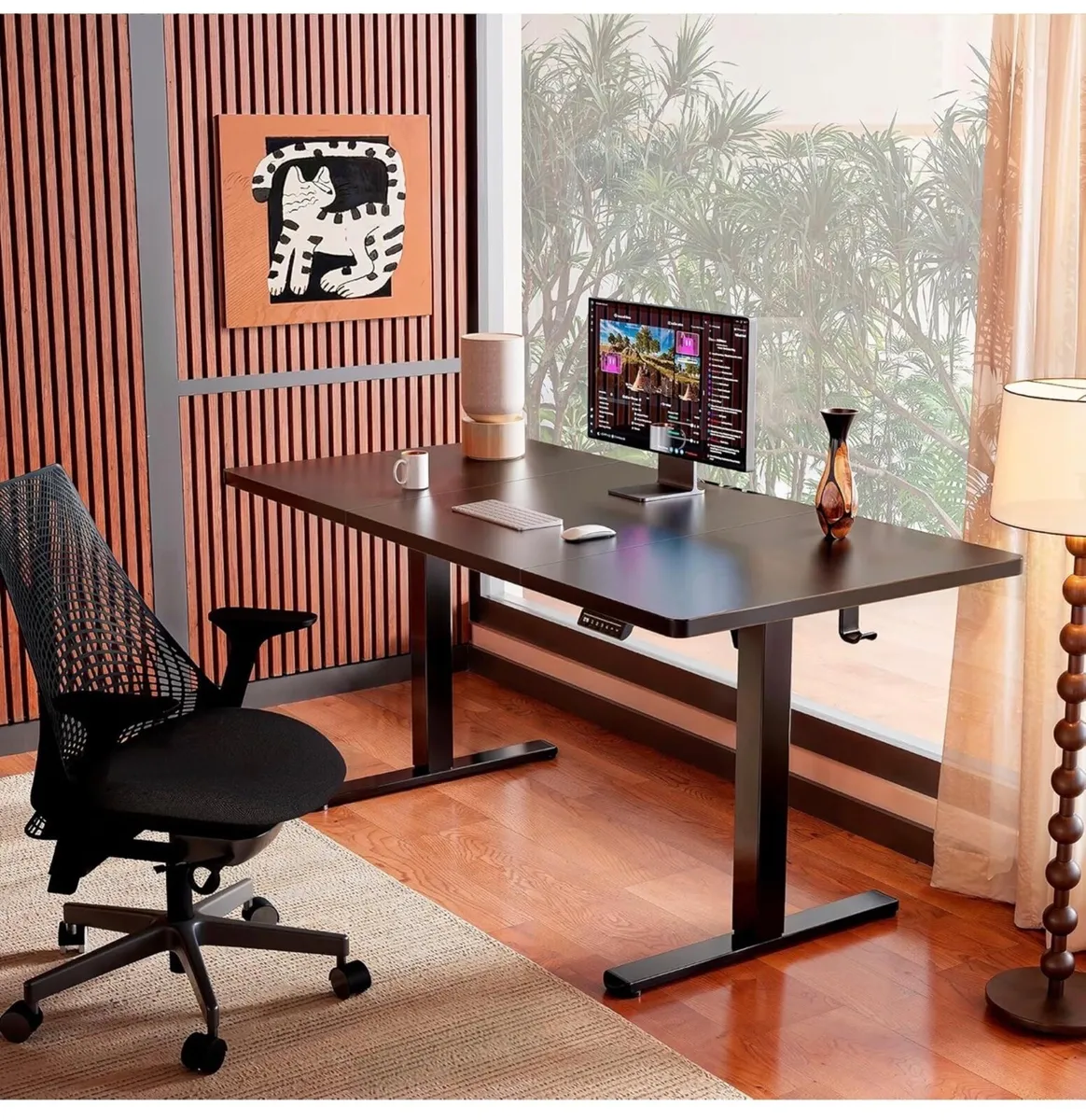 Electric Standing Desk Height Adjustable 120 x 60c - Image 1
