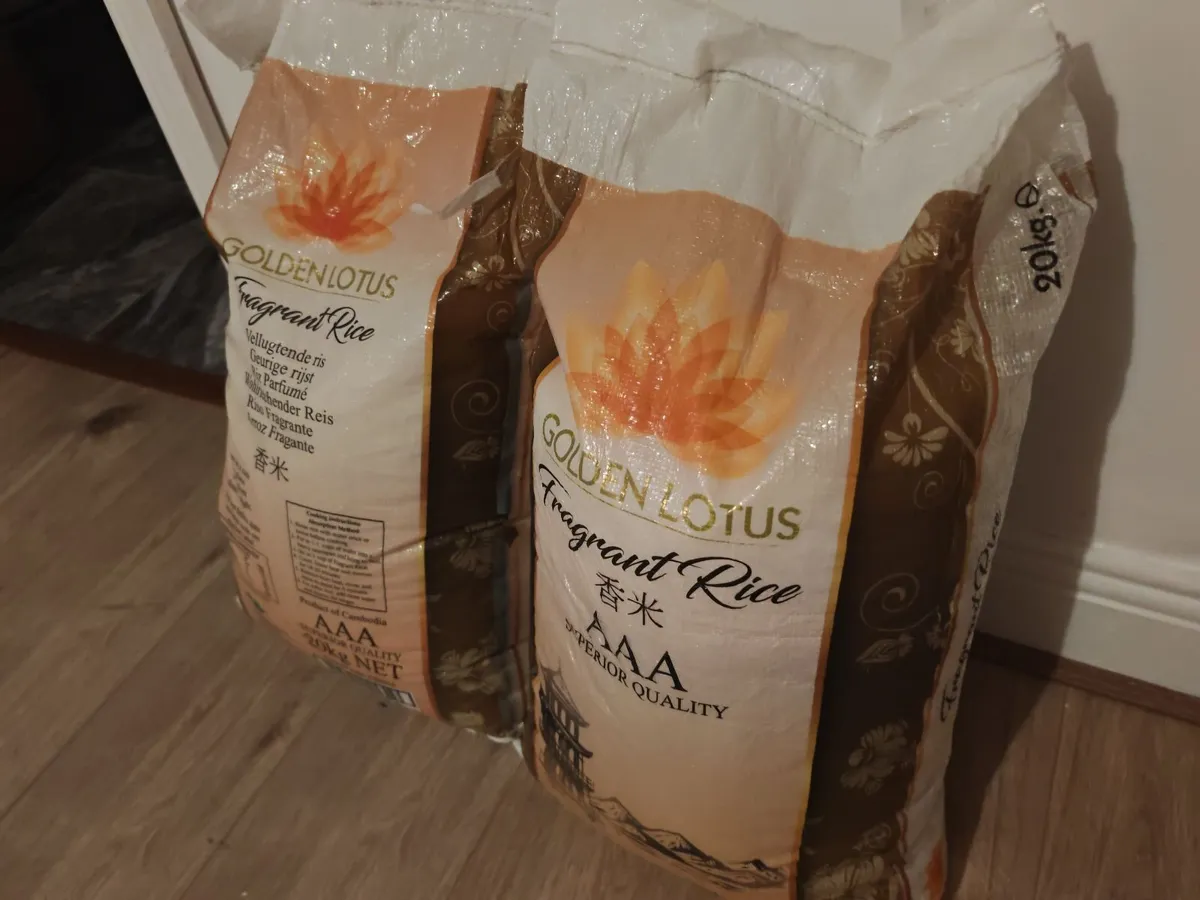 2 x 20kg rice AAA bags