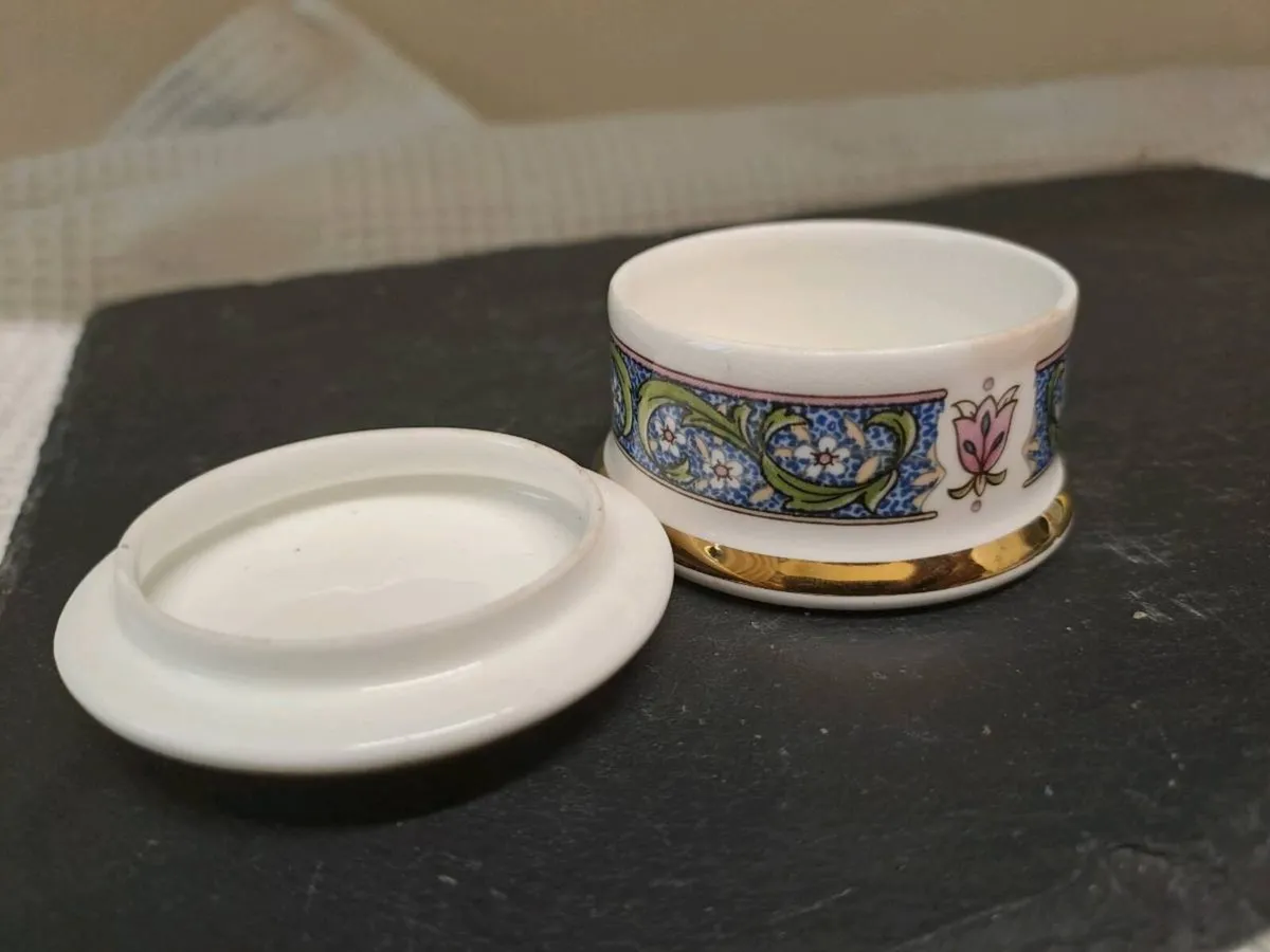 Falcon China Millennium 2000 Porcelain Trinket Box - Image 3