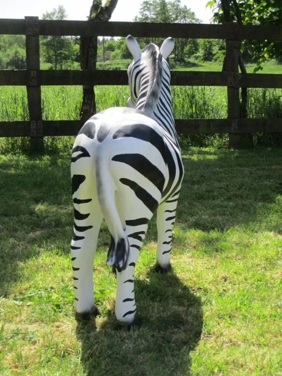 Novelty Zebra Statue - Image 3