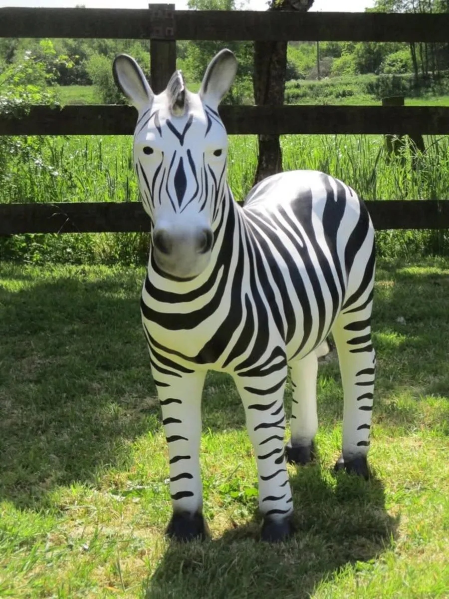 Novelty Zebra Statue - Image 4