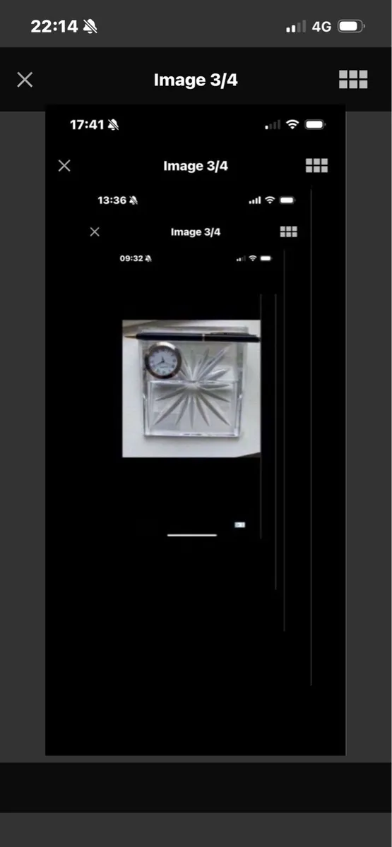 Waterford Crystal Desk Clock - Image 3