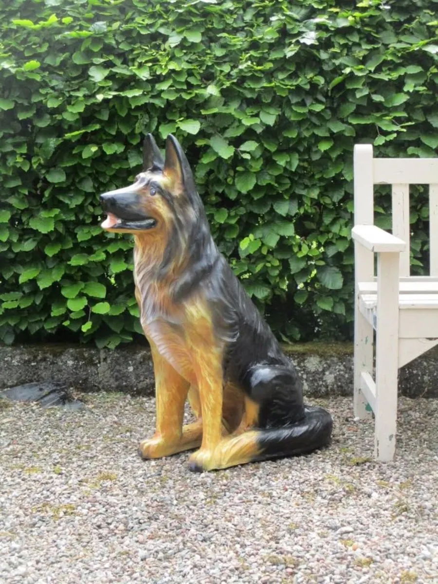 Large German Shepherd Statue - Image 2