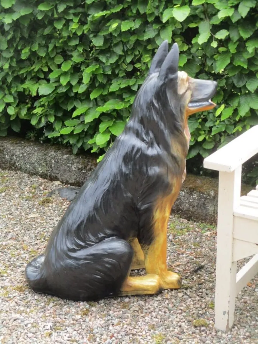 Large German Shepherd Statue - Image 4