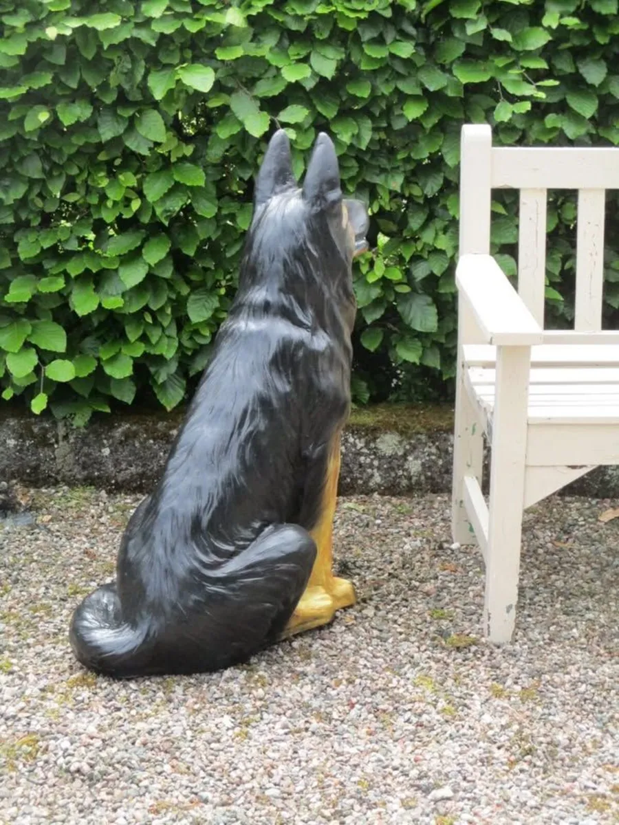Large German Shepherd Statue - Image 3