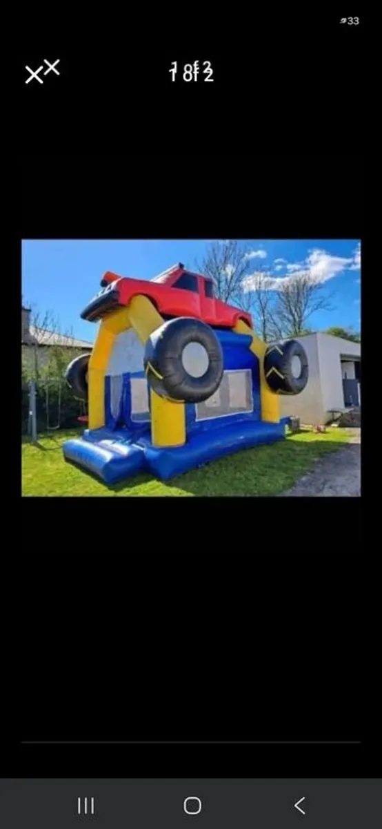 monster truck bouncy castle - Image 1