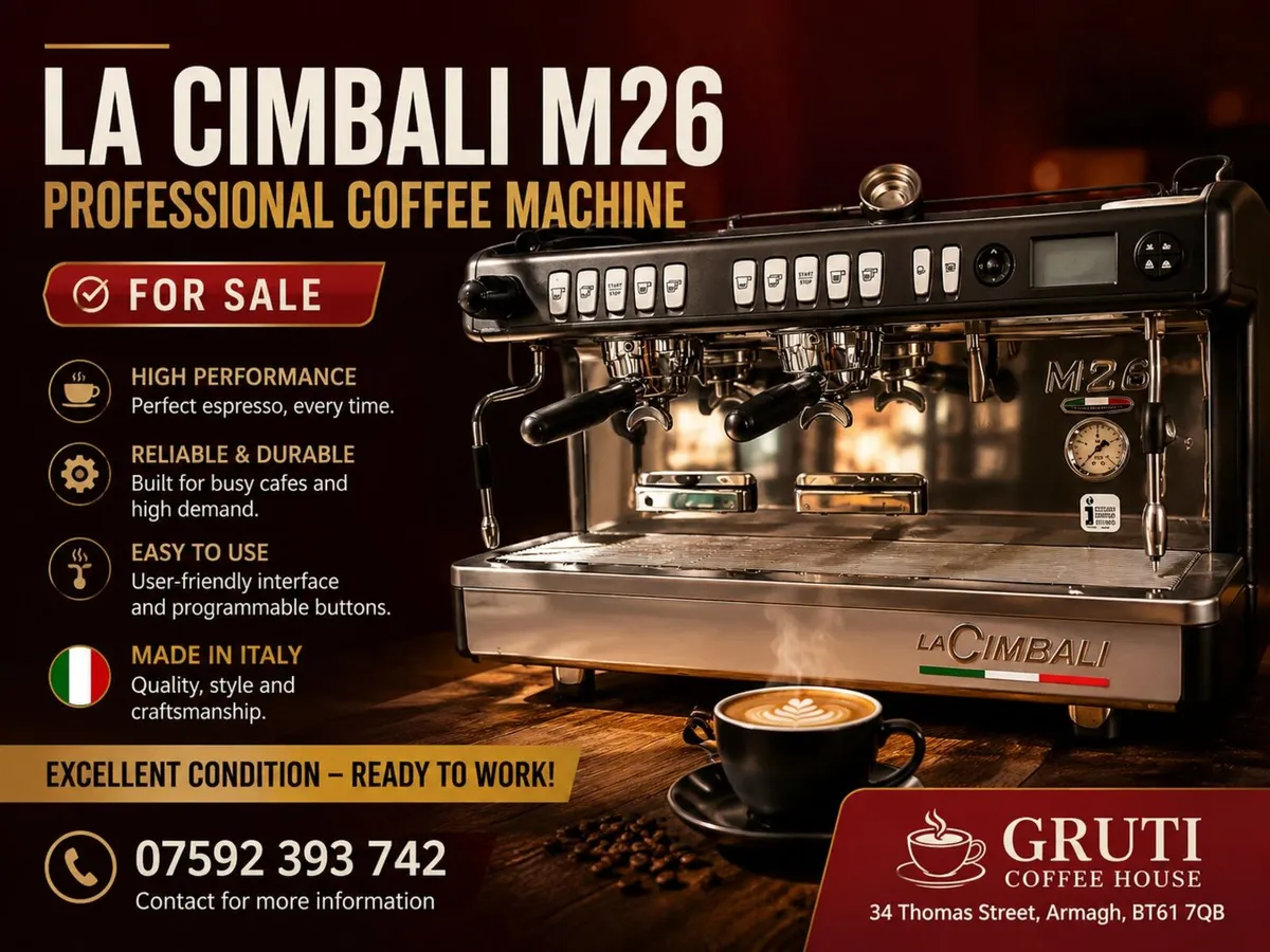 Espresso Coffee Machine La Cimbali M26 + Grinder - Image 1