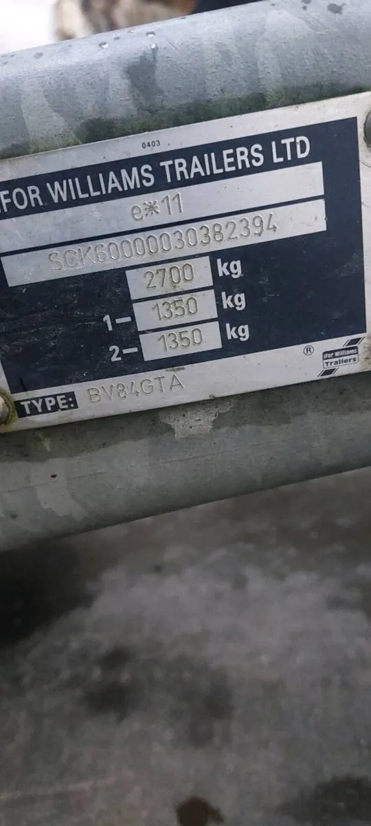 Ifor Williams Box Trailer - Image 2