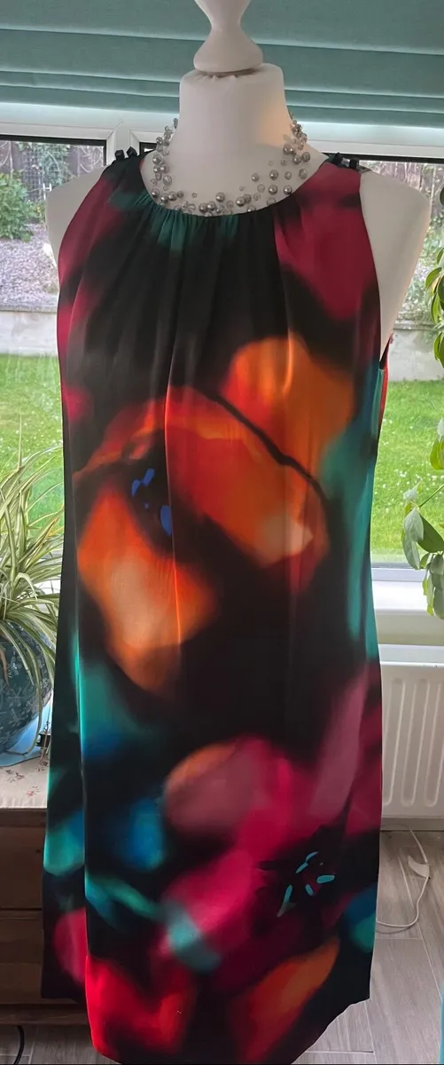 Marcelino Silk Occasion Dress Size 10 - Image 4