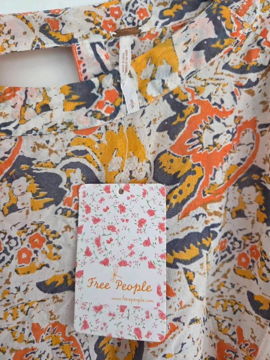Small, Brand New Free People Boho Mini Dress - Image 3