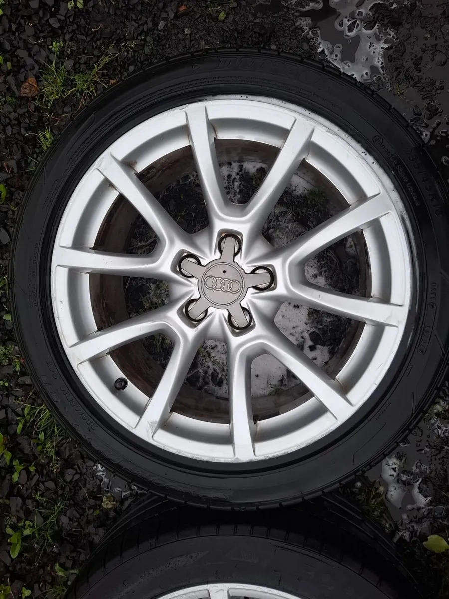 18" Genuine Audi S Line Alloys with tyres - Image 1