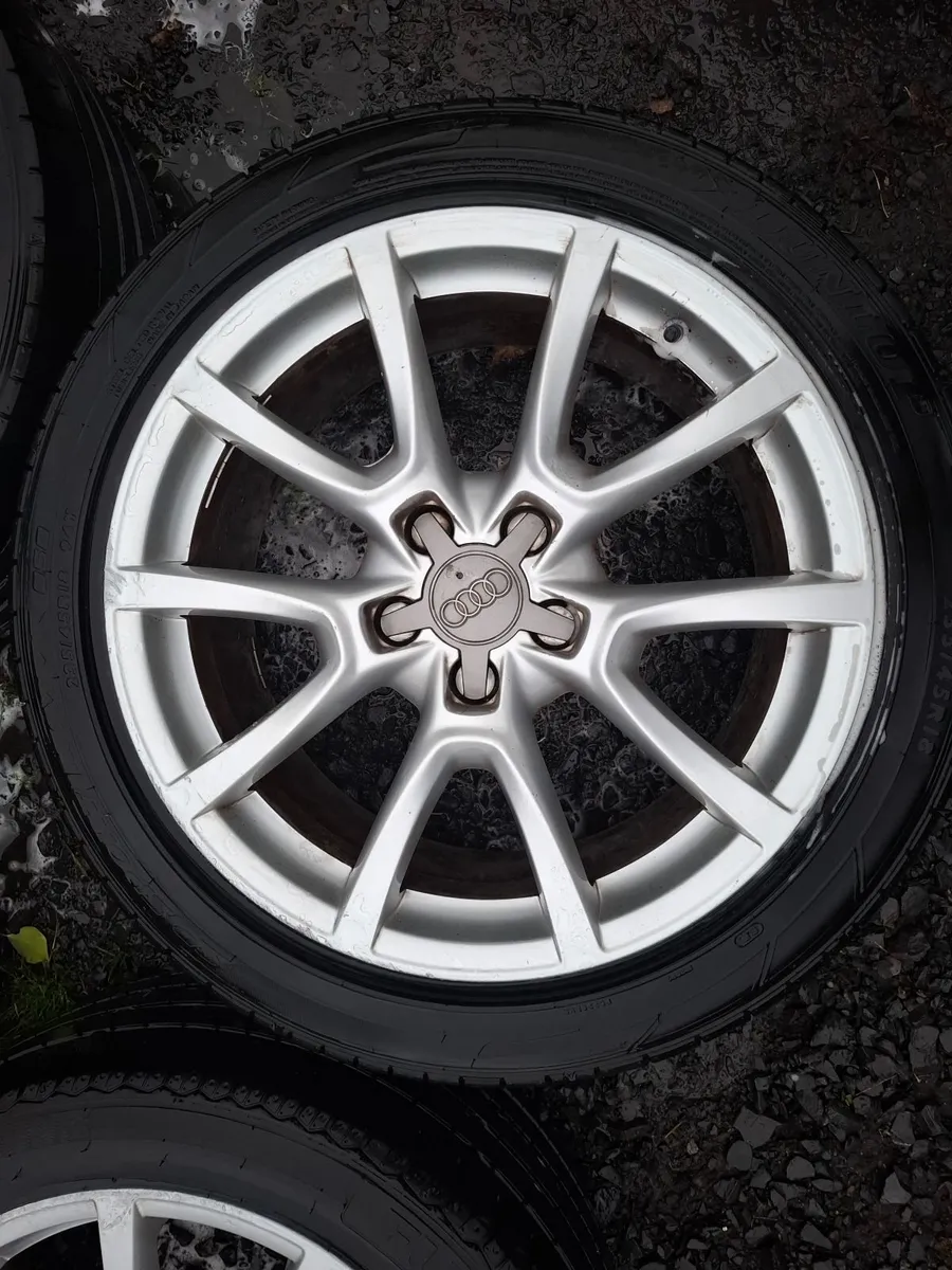 18" Genuine Audi S Line Alloys with tyres - Image 2