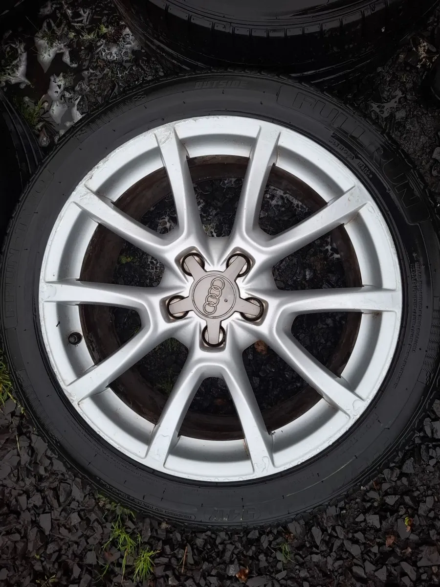 18" Genuine Audi S Line Alloys with tyres - Image 3