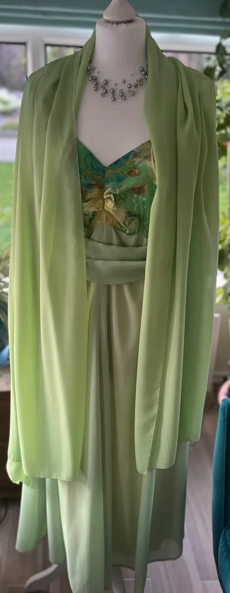 Occasion Dress & Shawl Size 12 - Image 3