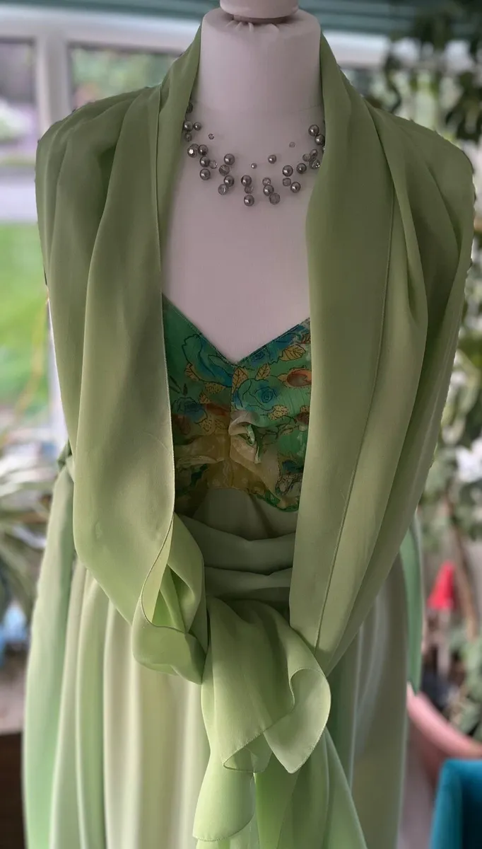 Occasion Dress & Shawl Size 12 - Image 4
