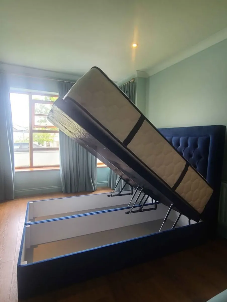 Storage bed and mattress for sale - Image 4