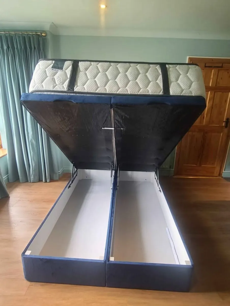 Storage bed and mattress for sale - Image 2