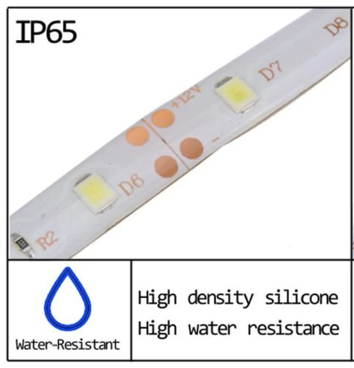 5 meter 12V LED strip for camper van boat - Image 2