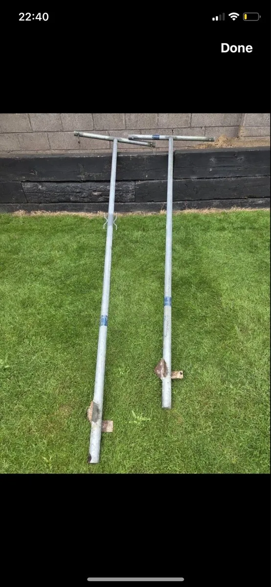 Galvanised T.bar washing Line - Image 2