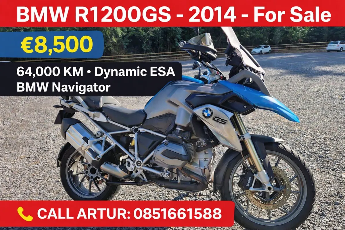 BMW R1200GS 2014 – Adventure Ready, Excellent Cond - Image 1