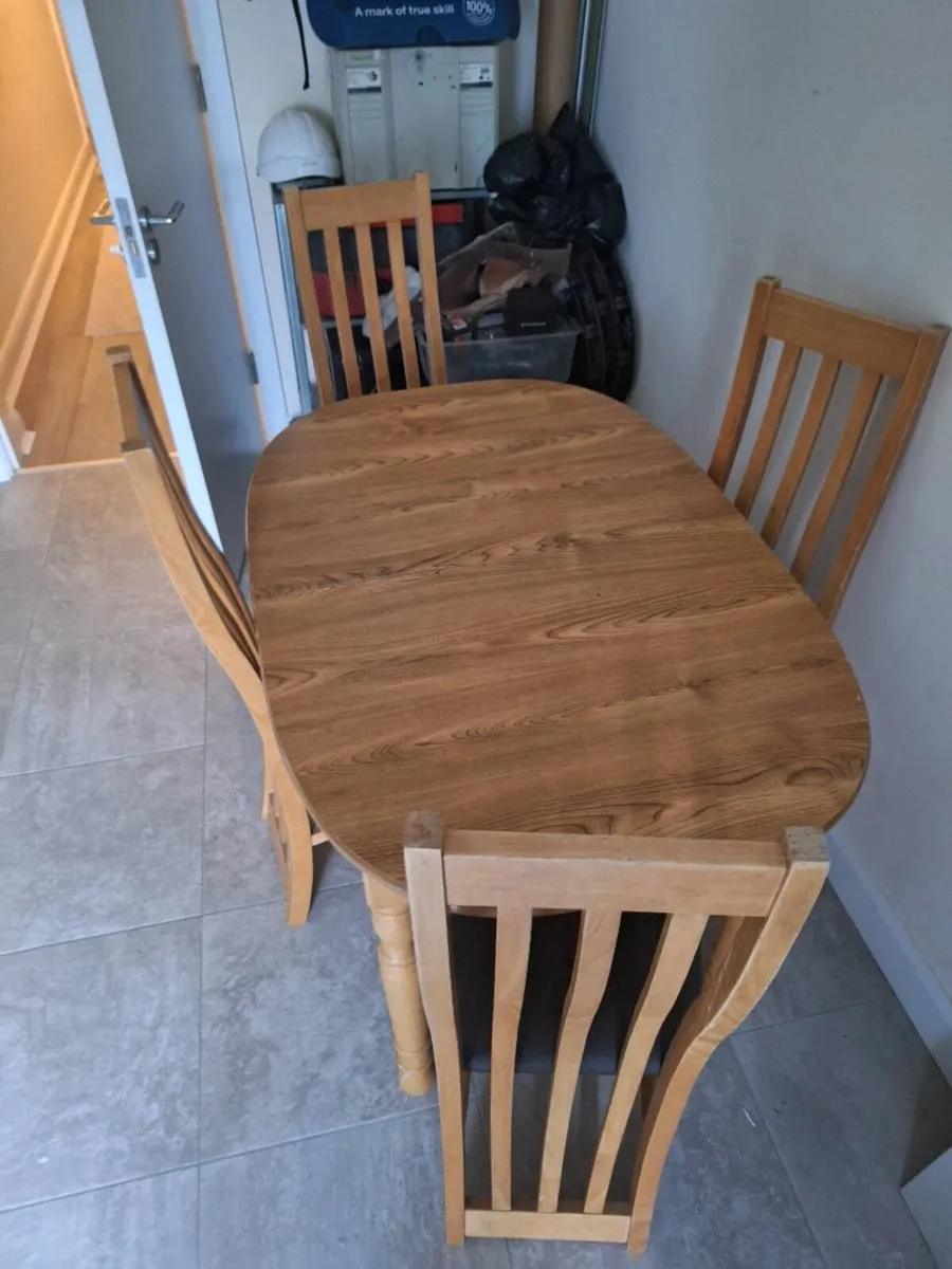 Kitchen Table & 4 chairs for sale - Image 1