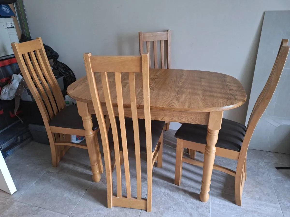 Kitchen Table & 4 chairs for sale - Image 2