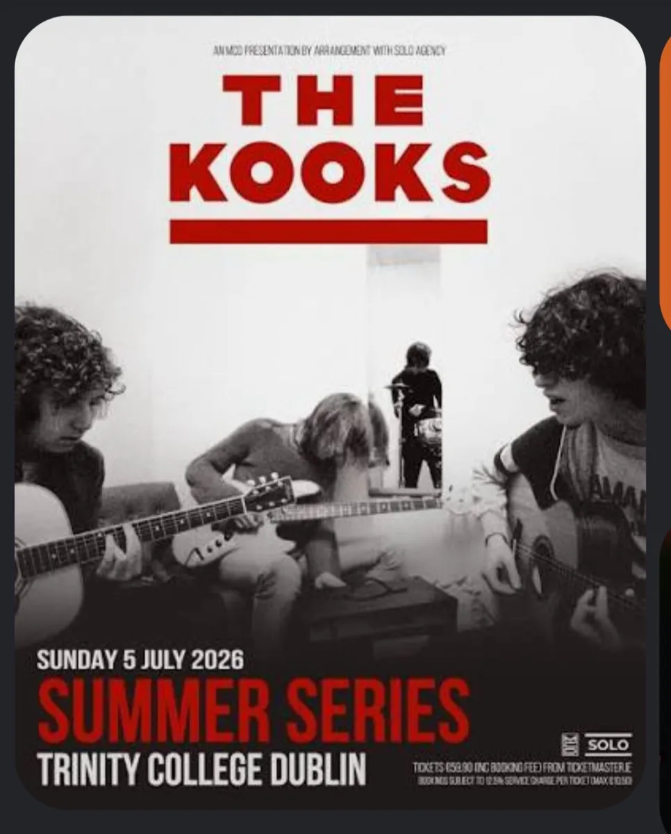 Rhe kooks concert tickets