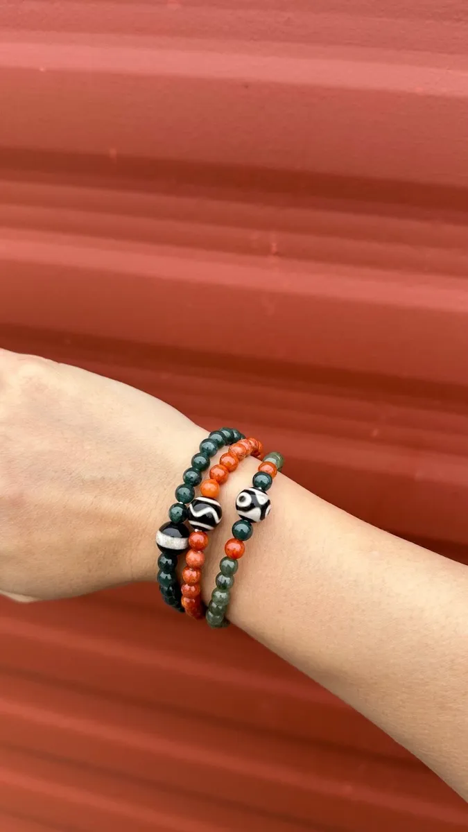 Dzi bead bracelets set - Image 1