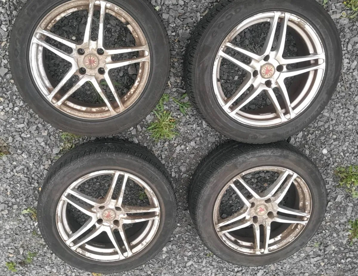 Wolfrace 17" 4x108 Alloys - Image 1
