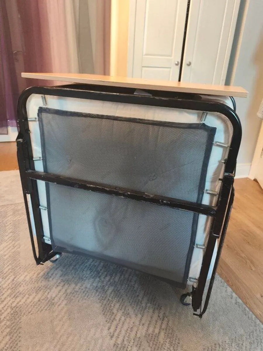 folding bed with mattress - Image 2