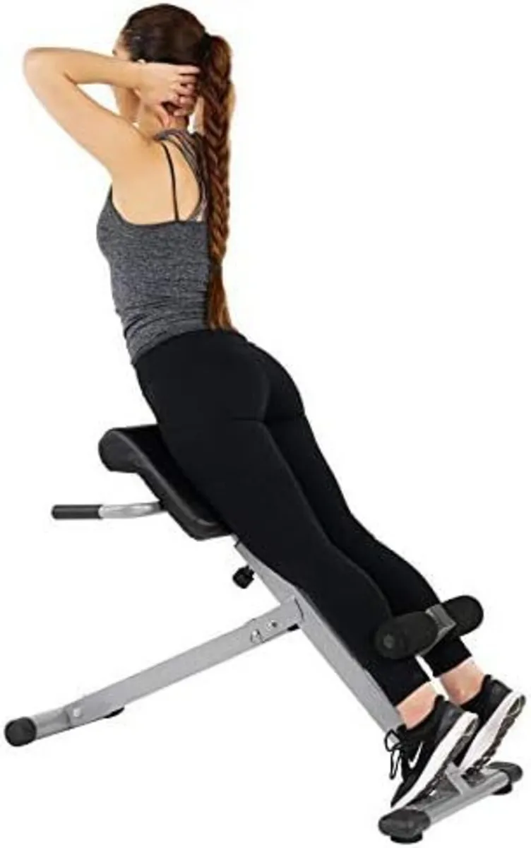 Foldable Hyperextension Roman Chair w/Back Extensi - Image 1