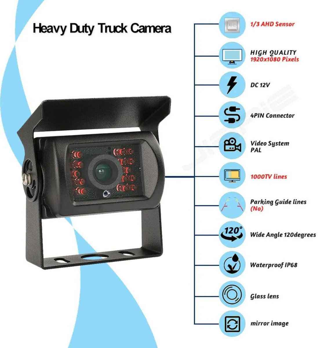 7" Reversing Monitor Kit for Camper Van - Image 3