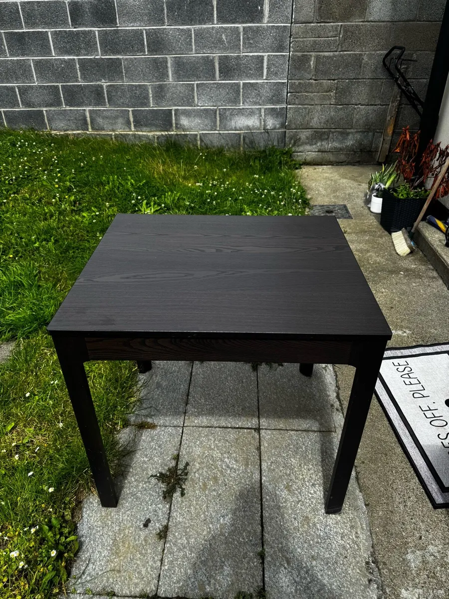 Extendable Dining Table with 2 Chairs - Image 1