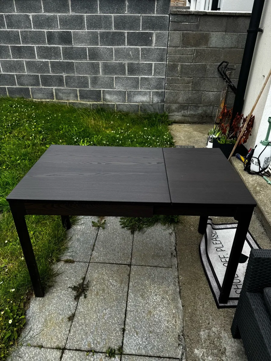 Extendable Dining Table with 2 Chairs - Image 2