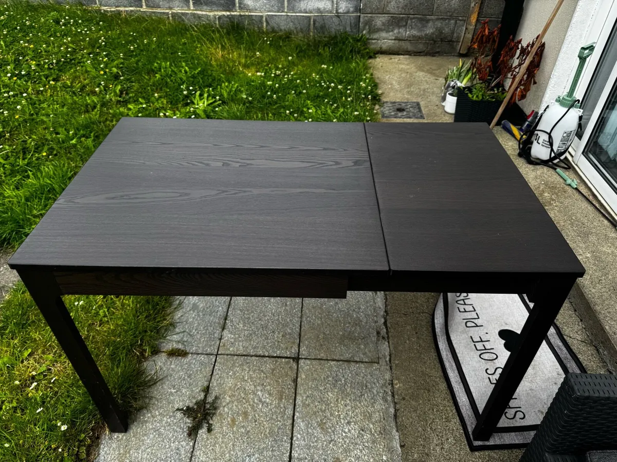Extendable Dining Table with 2 Chairs - Image 3