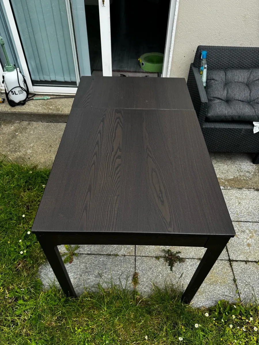 Extendable Dining Table with 2 Chairs - Image 4