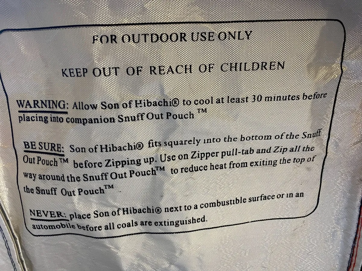 Son Of Hibachi   Portable BBQ   Cast Iron Grill. - Image 3