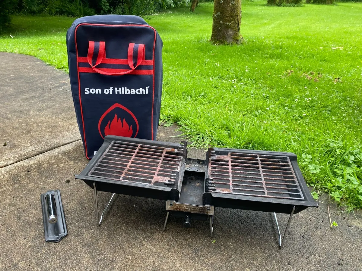 Son Of Hibachi   Portable BBQ   Cast Iron Grill. - Image 4
