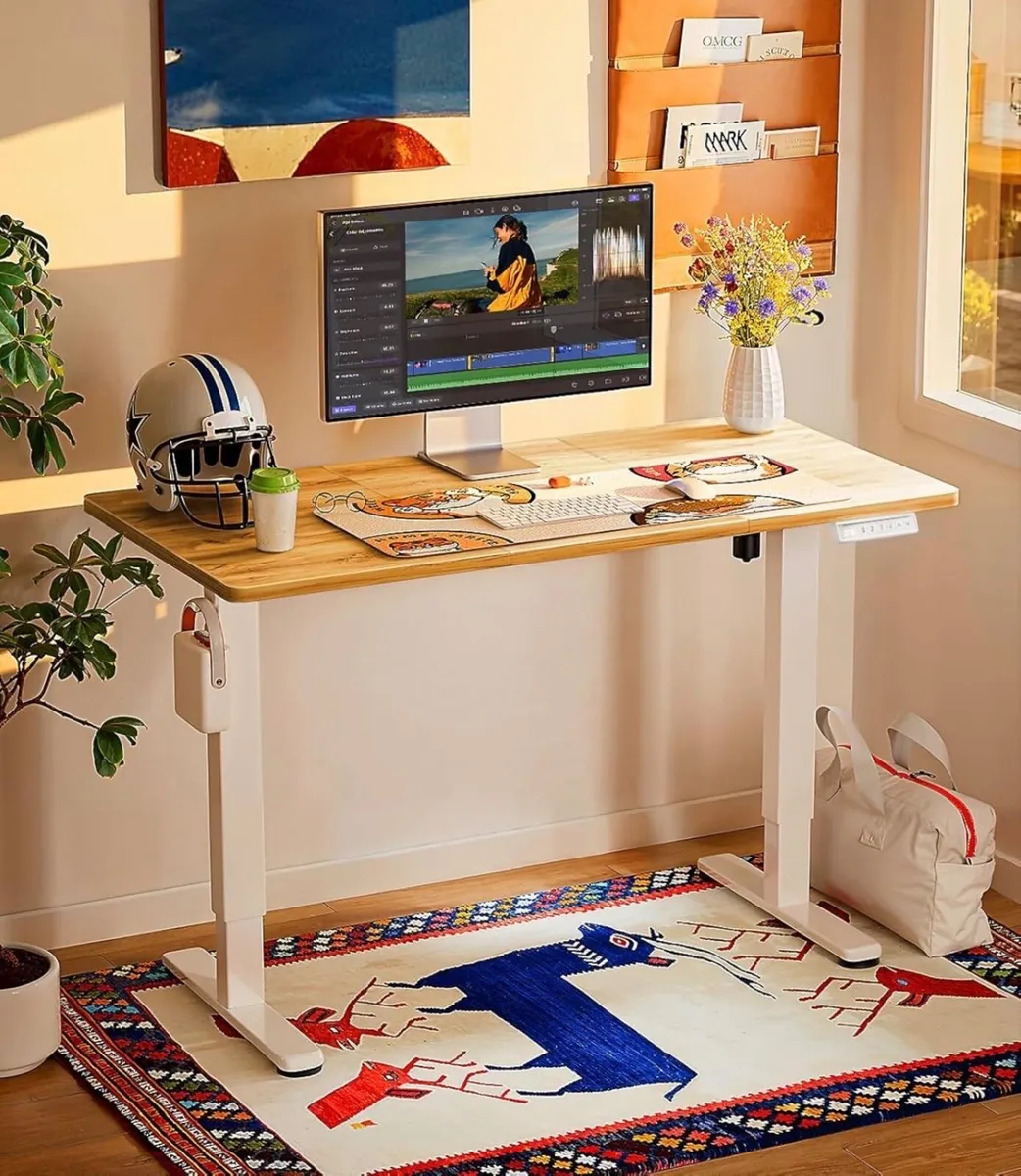 Electric Standing Desk Height Adjustable 120 x 60c - Image 1