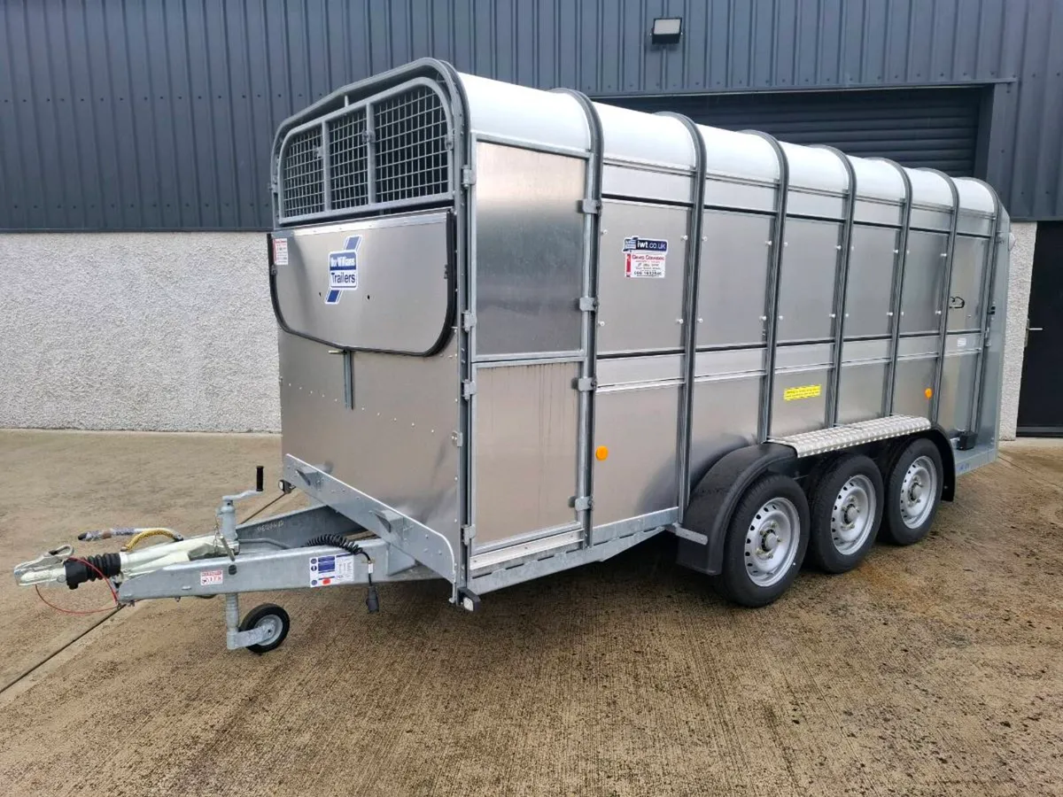 New Ifor williams 14ft x 6ft trailer with decks - Image 1