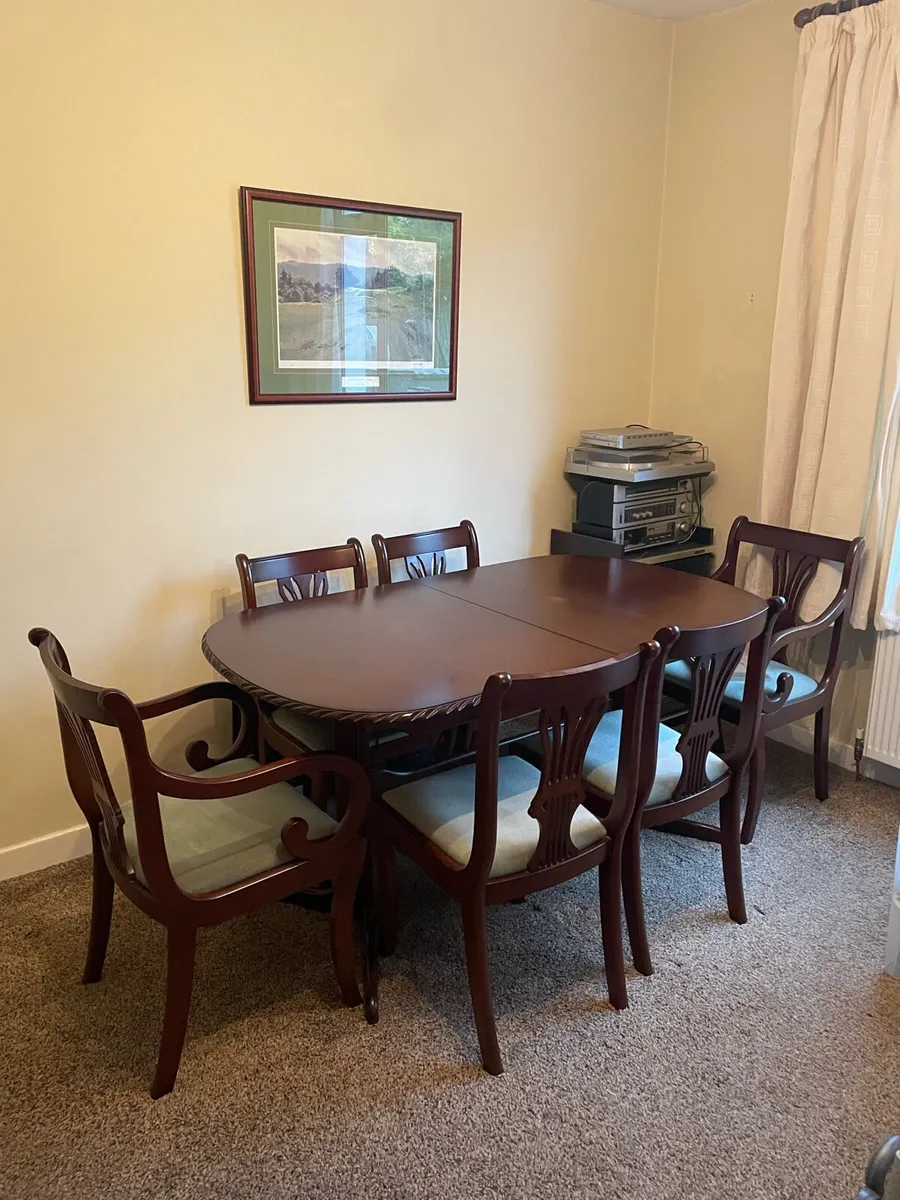 Mahogany Dining Set - Image 1